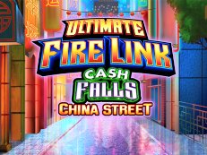 Cash Falls China Street Ultimate Fire Link slot light and wonder
